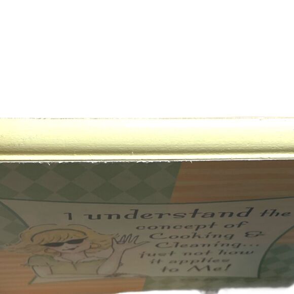 Wooden 8.75” “I understand the concept of  Cooking & Cleaning” Graphic W… - Picture 6 of 10